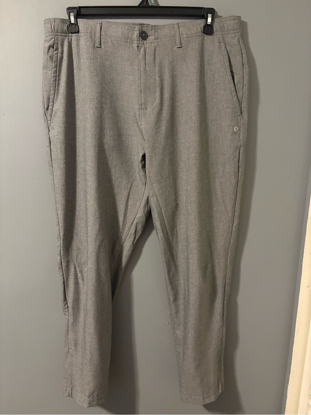 Xersion Gray Chinos - Slim Casual Trousers